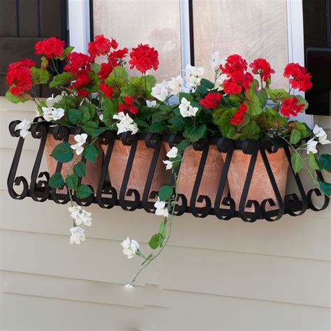 european metal window boxes|decorative metal window boxes.